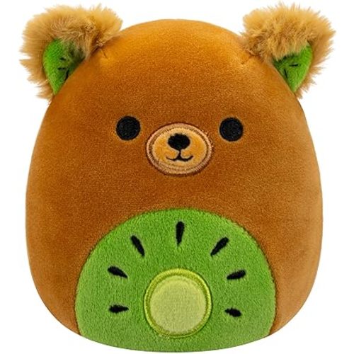 Squishmallows Original 5-Inch Mitchard Kiwi Bear - Official Jazwares Plush