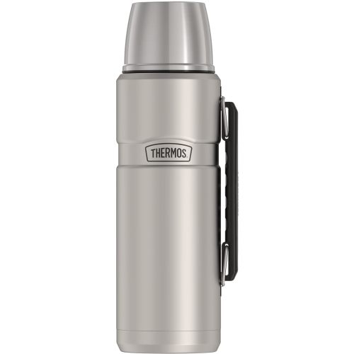 THERMOS Stainless King Vacuum-Insulated Beverage Bottle, 40 Ounce, Matte Stainless Steel