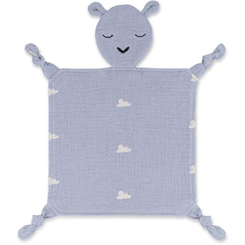 Parker Baby Muslin Lovey Security Blanket for Babies | 100% Organic & Hypoallergenic Muslin Cotton | Soft & Safe for Newborns and Toddlers | Travel Friendly Sleep Soother