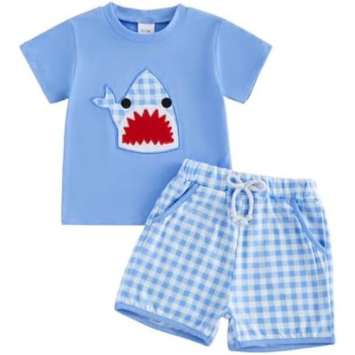 BemeyourBBs Toddler Baby Boy Clothes Graphic T Shirt Shorts Set Outfit