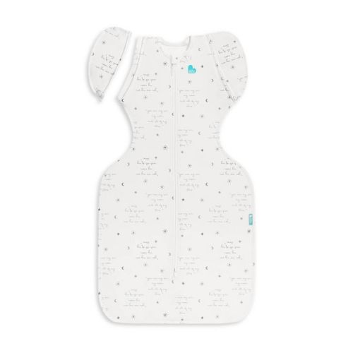 Love to Dream Swaddle Wrap Up Lite Transition Bag - Cotton 0.2 TOG You Are My - L: Snug Fit, Long Sleeve, Two-Way Zipper, Breathable Fabric