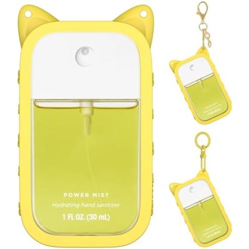 Sonnorel Silicone Case Compatible with Touchland Hand Sanitizer Spray (Fit for 1 FL OZ/30 mL Ver), Portable keychain
