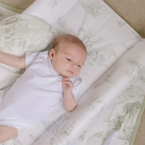 Safari Toile Wipeable Contour Change Pad