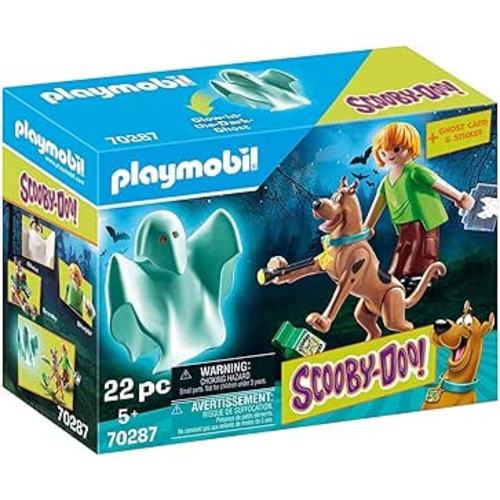 Amazon.com: Playmobil Scooby-DOO! Scooby & Shaggy with Ghost : Playmobil: Toys & Games