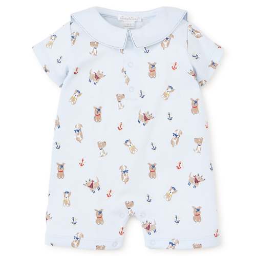 Salty Dogs Short Collared Playsuit