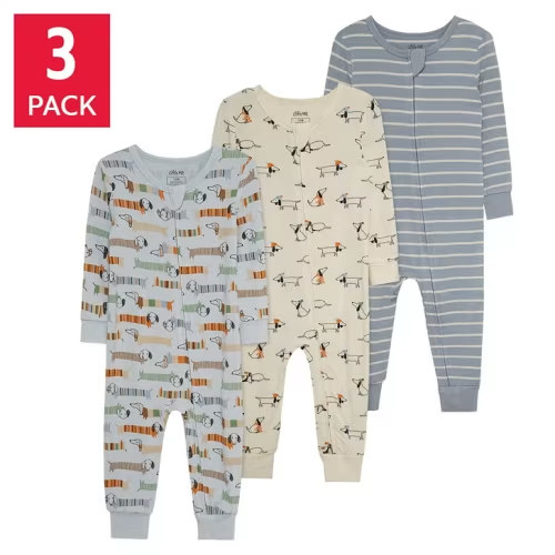Little Me 3-pack Baby Sleepers | Costco