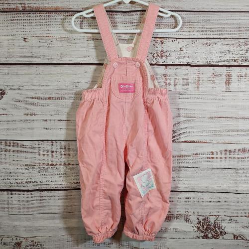 Toddler Vintage Corduroy Overalls / Pink Osh Kosh Vestbak / OSHKOSH B'GOSH Overall / 24M 24 Months 2T