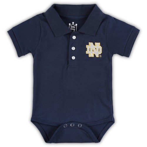 Notre Dame Fighting Irish Newborn & Infant Lit Polo Bodysuit - Navy