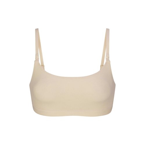 FITS EVERYBODY MATERNITY NURSING SCOOP BRALETTE | SAND | SKIMS 2XL