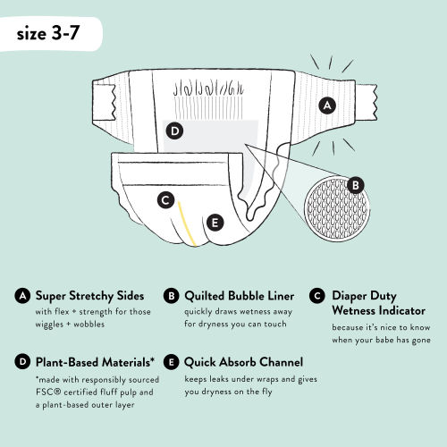 Honest Diapers size 3