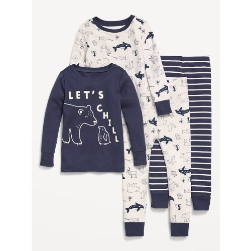 Snug-Fit Graphic Pajama 4-Piece for Toddler & Baby