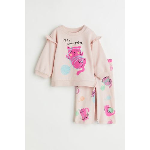 2-piece Printed Cotton Set, Light pink/cats, Kids | H&M US2-piece Printed Cotton Set, Light pink/cats, Kids | H&M US2-piece Printed Cotton Set, Light pink/cats, Kids | H&M US2-piece Printed Cotton Set, Light pink/cats