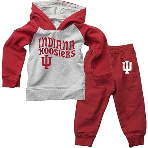 Wes and Willy Infant and Toddler College Pant and Hoodie Set
