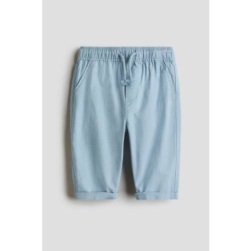 LINEN-BLEND PANTS