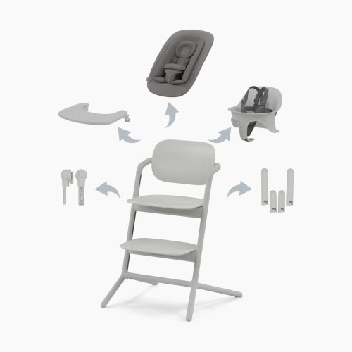 Cybex LEMO 2 High Chair 4-in-1 Set - Suede Grey