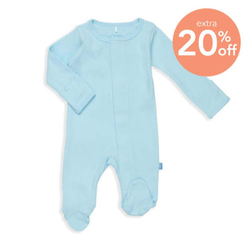 blue water organic cotton magnetic footie
– Simply Magnetic Me