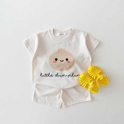 Baby Little Dumpling White 2-piece Set