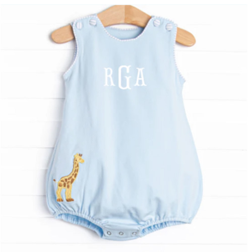 Giraffe Giant Applique Bubble, Blue – Stitchy Fish