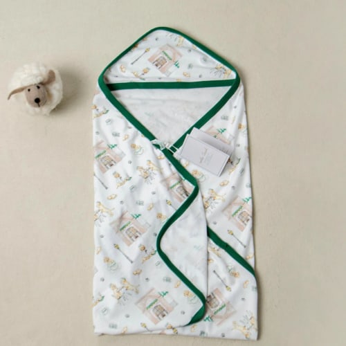 Powdered Sugar and Puppies Organic Cotton Swaddle Blanket