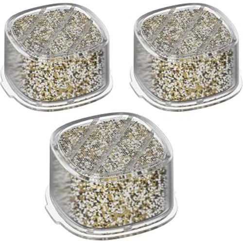 Baby Bath Tub Filter Device Cartridge Compatible with All Canopy Bath Tub Showerheads, Water Softener Filter for Hard Water, Reduce Chlorine and Harmful Substances, 3 Pack
