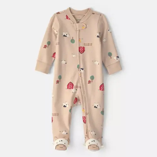 Baby Boy Carter's 100% Cotton 2-Way Zip Sleep & Play Pajamas