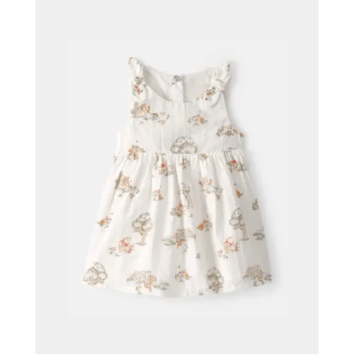 Baby Girl Disney© Winnie the Pooh Sleeveless Dress with Bows - White - OshKosh B'gosh | Carter's