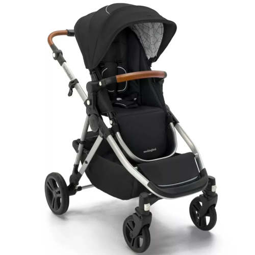Mockingbird Single-To-Double Stroller 2.0 - Black Windowpane