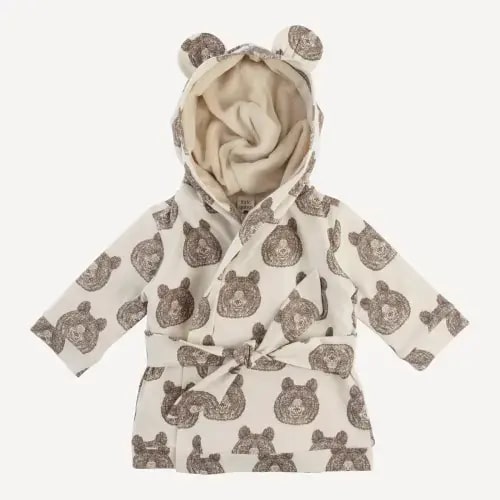 bear bath robe | papa bear | organic cotton jersey