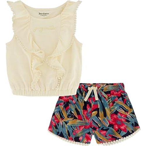 Juicy Couture Baby Girls' 2-piece Set, Tank Top and Shorts
