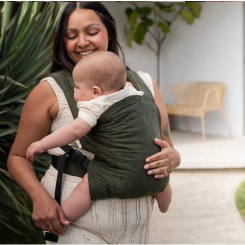 Grove Lark Baby Carrier | Dark Green Soft Structured Carrier | hope&plum