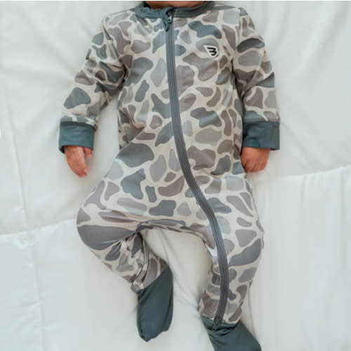 Baby Zip Up - Classic Deer Camo – BURLEBO