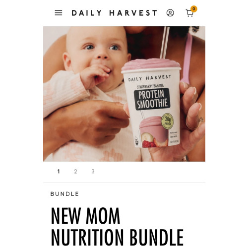 Postpartum Meal Delivery: New Mom Nutrition Bundle | Daily Harvest