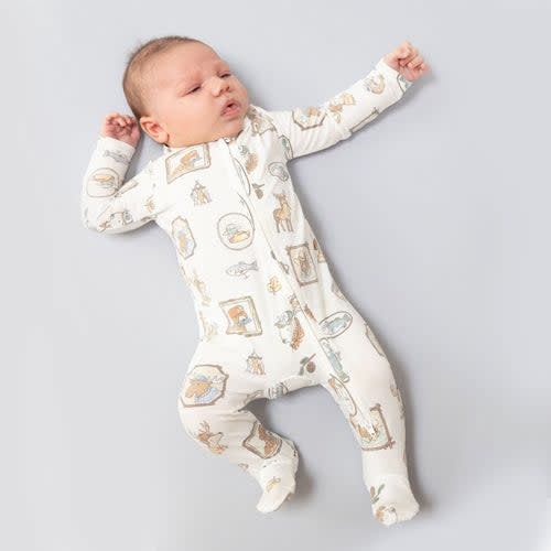 Woodson's Family Cabin - 2 Way Zipper Footie – Angel Dear