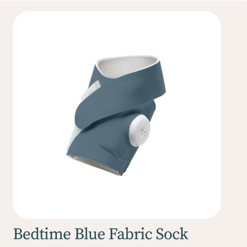 Bedtime Blue Fabric Sock – Owlet US