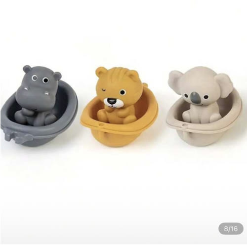 Bath Toys, Stackable Float Boat Toy For Baby Bath, Finger Puppets Animal Set For Water Play | SHEIN USA