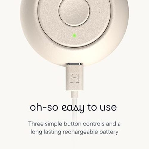 Hatch Go | Portable Sound Machine for Babies and Kids | Sleep Soother | 10 Soothing Sounds | White Noise | Shush | Travel | Registry Gift | Baby Shower | Clips on Stroller | Putty