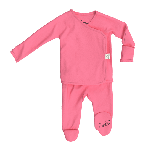 Footie - Pinky Promise – Bonsie Skin to Skin Babywear