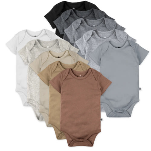 10-Pack Organic Cotton Short Sleeve Bodysuits | Honest Baby Clothing