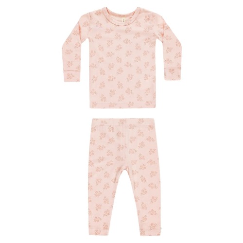 12-18M Floral Fitted Two-Piece Pajamas