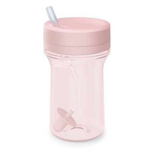 NUK for Nature Everlast Weighted Straw Cup - 10oz, Color: Pink