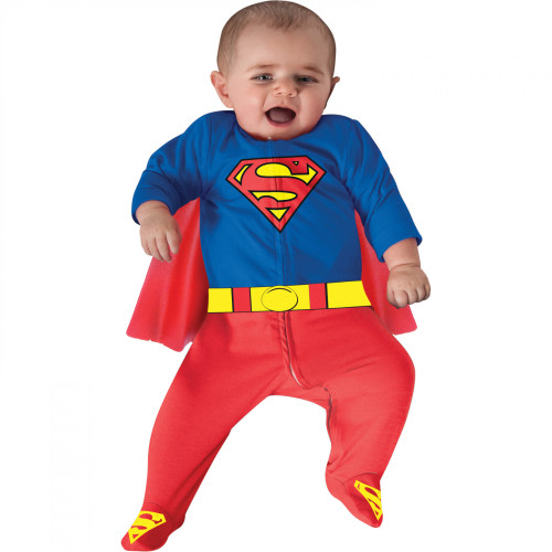 Superman Infant Bodysuit Costume with Cape