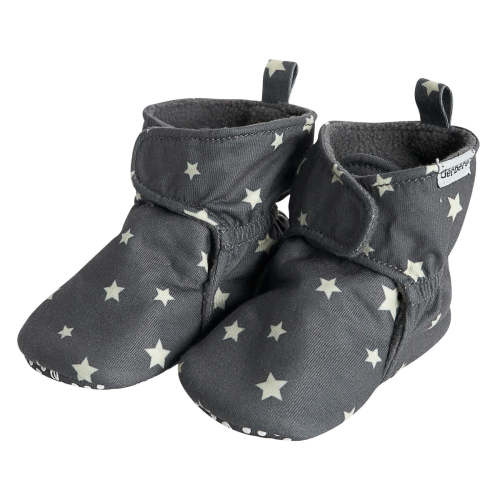 Baby Neutral Gray Stars Soft Booties – Gerber Childrenswear