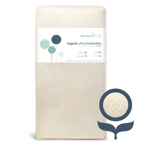 Naturepedic Organic Ultra Breathable 2-Stage Crib Mattress
