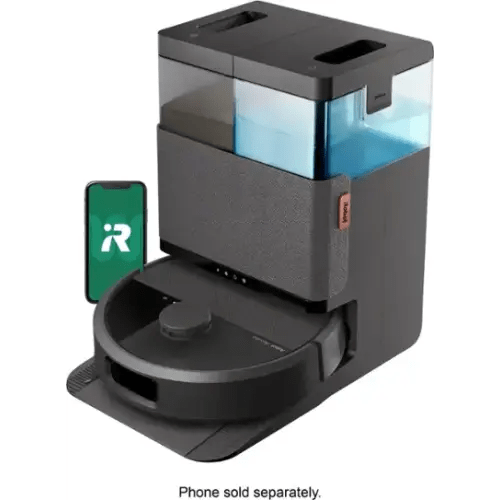 iRobot - Roomba Plus 505 Combo Robot Vacuum & Mop + AutoWash Dock - Black