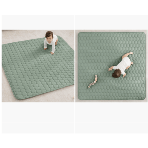 Premium Play Mat with Non-Slip Bottom, Square 56x56 inches
