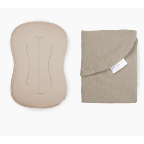 Lounger Curve + Muslin Cover Set | Birch