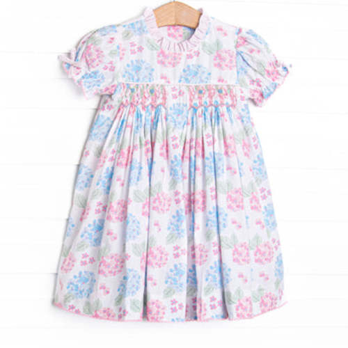Bleu: Kennedy Smocked Dress, Pink – Stitchy Fish