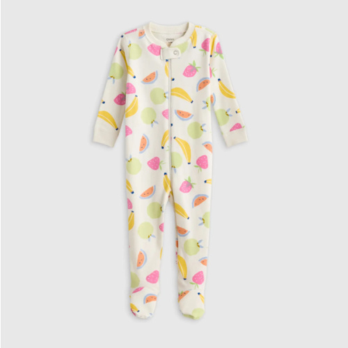 100% Organic Cotton Footie Pajama in Fruit