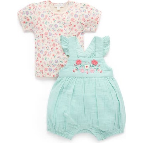 Embroidered Overall Set, 3-6M