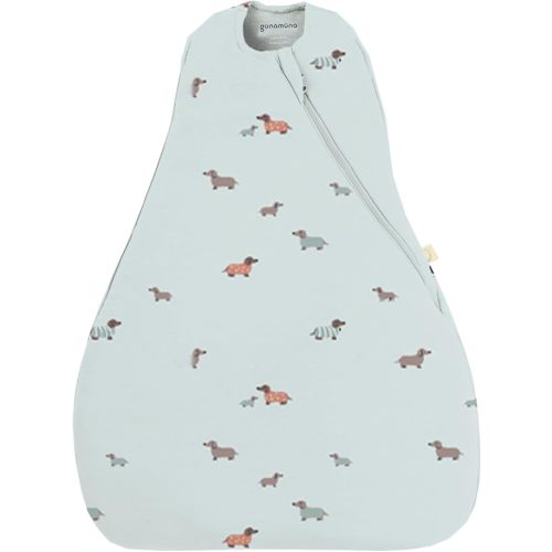 GUNAMUNA Transitional Swaddle Sleep Bag – Soothes Infants 3-6 Months, Easy Diaper Changes with WONDERZiP